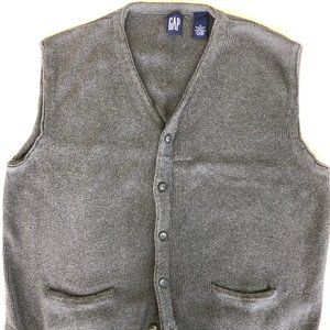 Gray Gap Vest, 100% Cotton